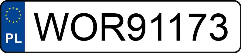 Numer rejestracyjny WOR 91173 posiada AUDI A4 2.0 TFSI Kat. MR`07 E4 B8 A4 2.0 TFSI Kat. MR`07 E4 B8 - WOR91173