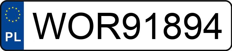 Numer rejestracyjny WOR 91894 posiada AUDI A3 1.6 TDi DPF MR`12 E6 8V clean diesel Ambiente S tronic - WOR91894