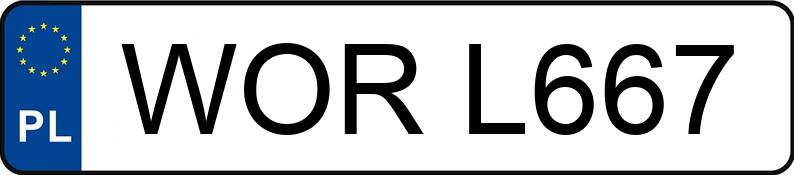 Numer rejestracyjny WOR L667 posiada SKODA OCTAVIA ELEGANCE - WORL667