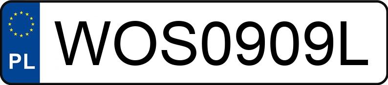 Numer rejestracyjny WOS 0909L posiada BMW 540I XDRIVE - WOS0909L