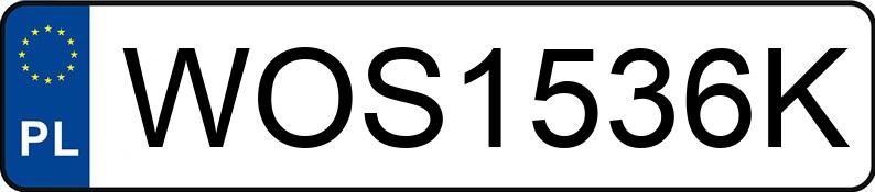 Numer rejestracyjny WOS 1536K posiada VOLKSWAGEN MULTIVAN - WOS1536K