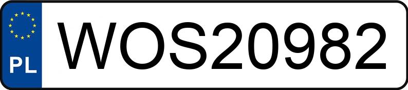 Numer rejestracyjny WOS 20982 posiada WAZ LADA 1300S 21072 - WOS20982