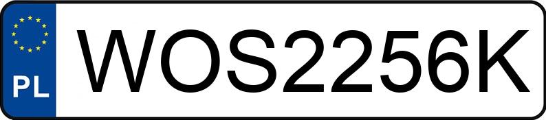 Numer rejestracyjny WOS 2256K posiada SUZUKI SWIFT - WOS2256K