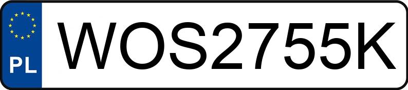 Numer rejestracyjny WOS 2755K posiada OPEL MOKKA X - WOS2755K