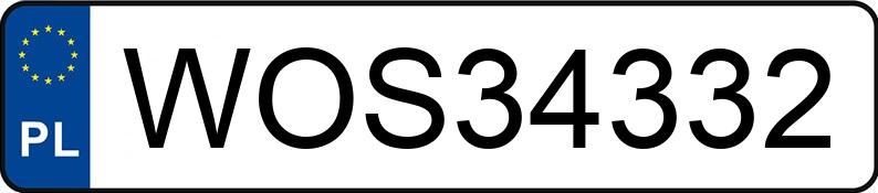 Numer rejestracyjny WOS 34332 posiada OPEL ZAFIRA - WOS34332