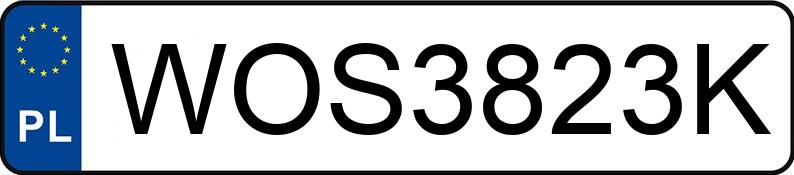 Numer rejestracyjny WOS 3823K posiada OPEL ASTRA SPORTS TOURER - WOS3823K