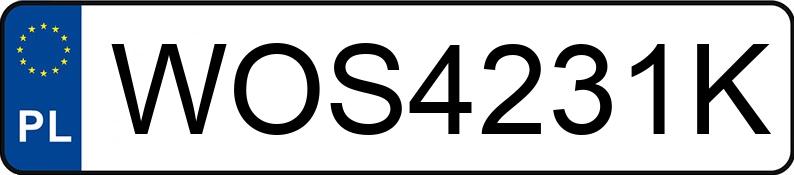 Numer rejestracyjny WOS 4231K posiada MERCEDES-BENZ GLK 300 MR`08 E5 X204 GLK 300 MR`08 E5 X204 - WOS4231K