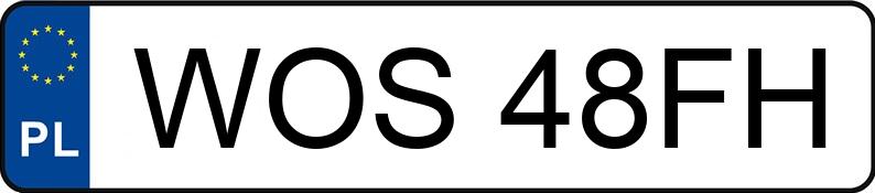 Numer rejestracyjny WOS 48FH posiada YAMAHA Enduro do 600 ccm WR 450 F - WOS48FH