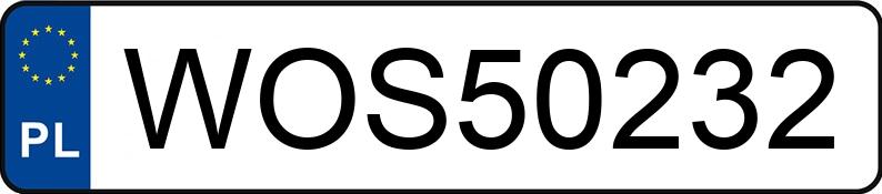 Numer rejestracyjny WOS 50232 posiada FORD S-MAX - WOS50232