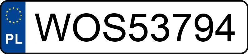 Numer rejestracyjny WOS 53794 posiada VOLKSWAGEN LT 26 - WOS53794