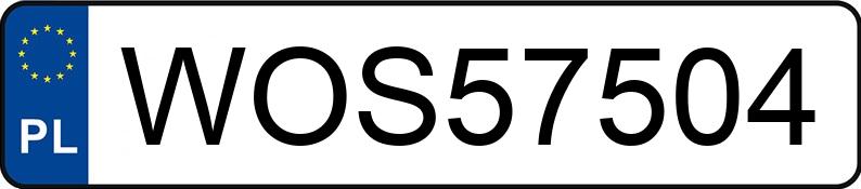 Il numero di registrazione WOS 57504 ha VOLKSWAGEN Bora 2.0 MR`98 E3 Basis - WOS57504