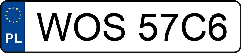 Numer rejestracyjny WOS 57C6 posiada SAME LASER 130 - WOS57C6