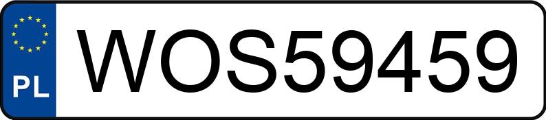 Numer rejestracyjny WOS 59459 posiada BMW 520 Diesel DPF MR`07 E4 E60 520 Diesel DPF MR`07 E4 E60 - WOS59459