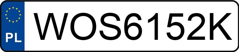 Numer rejestracyjny WOS 6152K posiada BMW 330 Diesel Kat. MR`98 E46 330 Diesel Kat. MR`98 E46 - WOS6152K