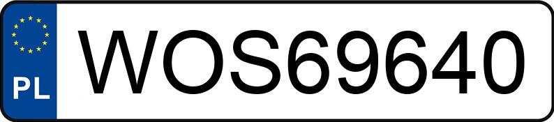 Registreringsnummeret WOS 69640 har VOLKSWAGEN Golf IV 1.6 MR`97 Basis - WOS69640
