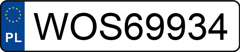 Numer rejestracyjny WOS 69934 posiada BMW 5 - WOS69934