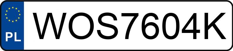 Numer rejestracyjny WOS 7604K posiada TOYOTA TOYOTA YARIS - WOS7604K