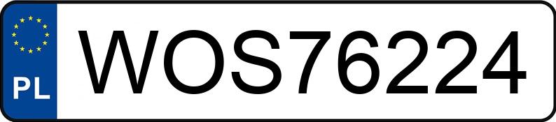 Numer rejestracyjny WOS 76224 posiada VOLKSWAGEN PASSAT - WOS76224