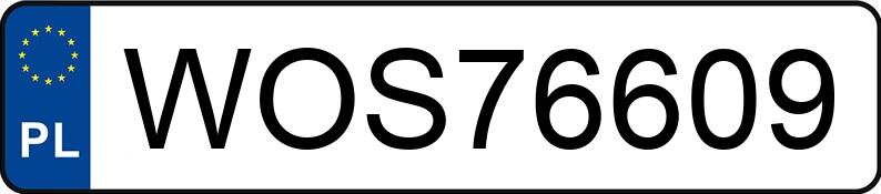 Numer rejestracyjny WOS 76609 posiada OPEL ANTARA - WOS76609