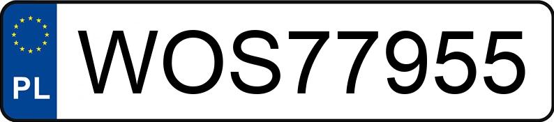 Numer rejestracyjny WOS 77955 posiada OPEL CORSA-C 1,2KAT - WOS77955