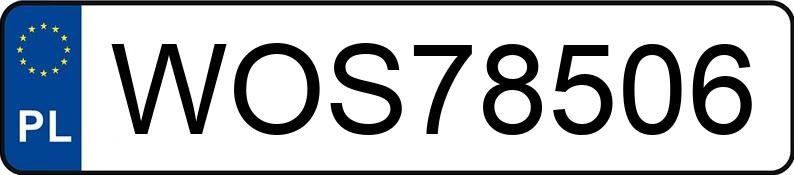 Numer rejestracyjny WOS 78506 posiada BMW 530 Diesel Kat. MR`01 E39 530 Diesel Kat. MR`01 E39 - WOS78506