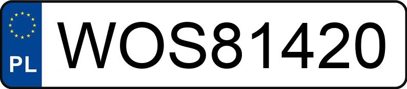 Registreringsnummeret WOS 81420 har BMW 530 Diesel DPF MR`07 E4 E60 530 Diesel DPF MR`07 E4 E60 - WOS81420