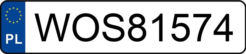 Numer rejestracyjny WOS 81574 posiada BMW 530 Diesel Kat. MR`01 E39 530 Diesel Kat. MR`01 E39 - WOS81574