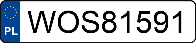 Numer rejestracyjny WOS 81591 posiada AUDI A3 - WOS81591