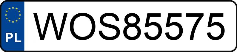Numer rejestracyjny WOS 85575 posiada BMW 118i MR`15 E6 F20/F21 Advantage Steptronic - WOS85575