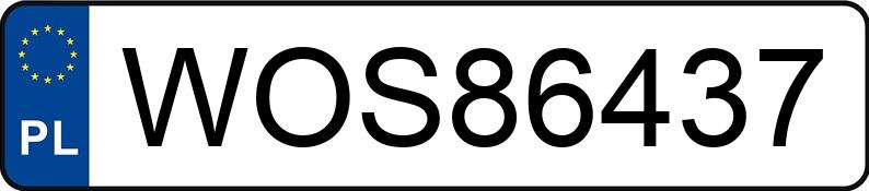 Numer rejestracyjny WOS 86437 posiada AUDI A4 - WOS86437