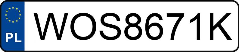 Numer rejestracyjny WOS 8671K posiada TOYOTA COROLLA VERSO - WOS8671K