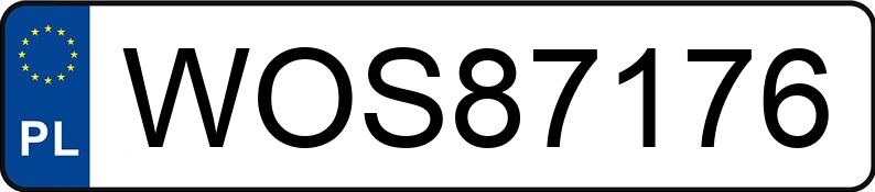 Numer rejestracyjny WOS 87176 posiada BMW 525i Kat. MR`01 E39 525i Kat. MR`01 E39 - WOS87176