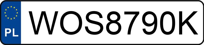Numer rejestracyjny WOS 8790K posiada VOLVO FH VTC3T - WOS8790K