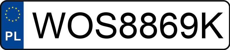 Numer rejestracyjny WOS 8869K posiada BMW X1 - WOS8869K