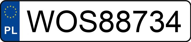 Numer rejestracyjny WOS 88734 posiada MITSUBISHI OUTLANDER - WOS88734