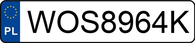 Numer rejestracyjny WOS 8964K posiada VOLKSWAGEN Golf III 1.6i Kat. MR`91 GL - WOS8964K