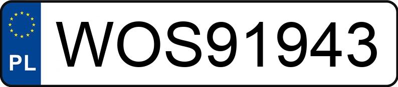 Numer rejestracyjny WOS 91943 posiada BMW 320 2.0 D - WOS91943 Numer rejestracyjny WOS 91943 posiada BMW 320 2.0 D - WOS91943