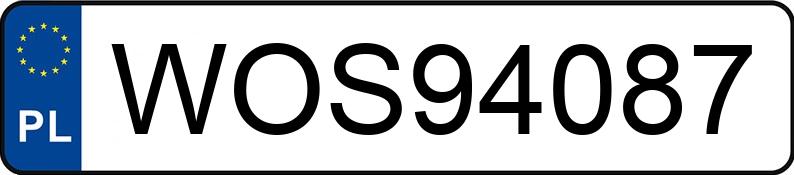 Numer rejestracyjny WOS 94087 posiada AUDI A4 Avant 2.0 TDi DPF MR`07 E4 B8 A4 Avant 2.0 TDi DPF MR`07 E4 B8 - WOS94087