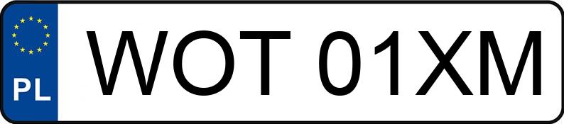 Numer rejestracyjny WOT 01XM posiada BMW 320 I - WOT01XM