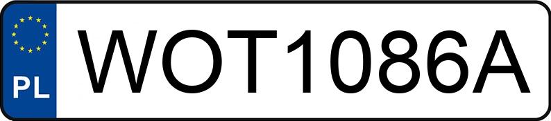 Numer rejestracyjny WOT 1086A posiada AUDI A4 AVANT - WOT1086A