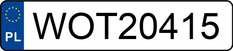 Numer rejestracyjny WOT 20415 posiada VOLKSWAGEN LT 35 MR`96 E2 3.5t B - WOT20415 Numer rejestracyjny WOT 20415 posiada VOLKSWAGEN LT 35 MR`96 E2 3.5t B - WOT20415