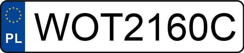 Numer rejestracyjny WOT 2160C posiada OPEL CORSA - WOT2160C Numer rejestracyjny WOT 2160C posiada OPEL CORSA - WOT2160C