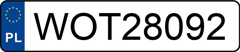 Numer rejestracyjny WOT 28092 posiada BMW X3 - WOT28092 Numer rejestracyjny WOT 28092 posiada BMW X3 - WOT28092