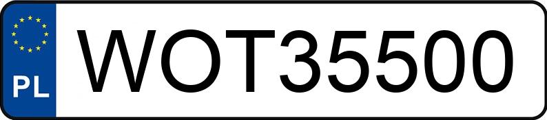 Numer rejestracyjny WOT 35500 posiada BMW 320i Kat. E36 320i Kat. E36 - WOT35500