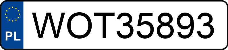 Numer rejestracyjny WOT 35893 posiada BMW 318i Kat. E36 318i Kat. E36 - WOT35893