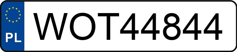 Numer rejestracyjny WOT 44844 posiada BMW 520 - WOT44844 Numer rejestracyjny WOT 44844 posiada BMW 520 - WOT44844