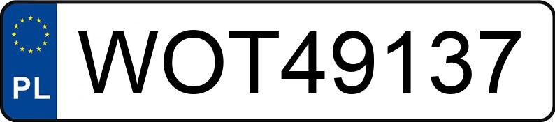 Numer rejestracyjny WOT 49137 posiada VOLVO V50 - WOT49137
