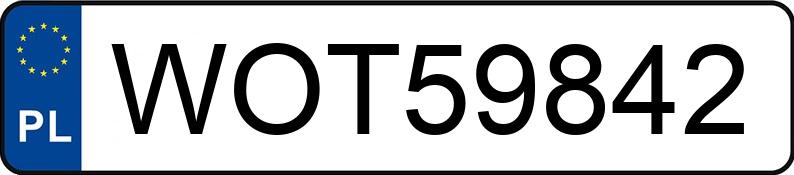 Numer rejestracyjny WOT 59842 posiada BMW 540 - WOT59842 Numer rejestracyjny WOT 59842 posiada BMW 540 - WOT59842