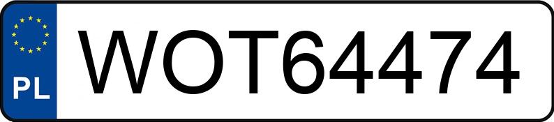 Numer rejestracyjny WOT 64474 posiada VOLVO V40 - WOT64474 Numer rejestracyjny WOT 64474 posiada VOLVO V40 - WOT64474