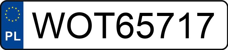 Numer rejestracyjny WOT 65717 posiada HONDA JAZZ - WOT65717 Numer rejestracyjny WOT 65717 posiada HONDA JAZZ - WOT65717